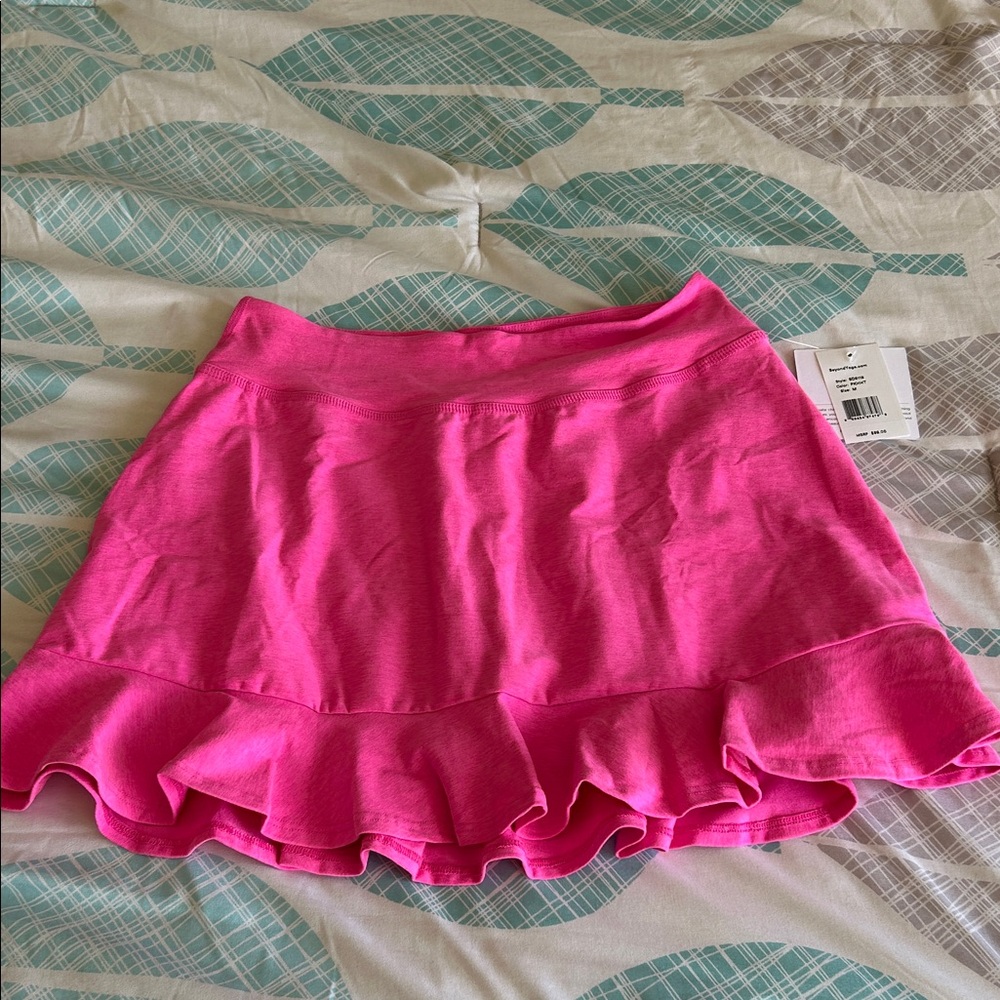Beyond Yoga Vivid Pink Circle Skirt